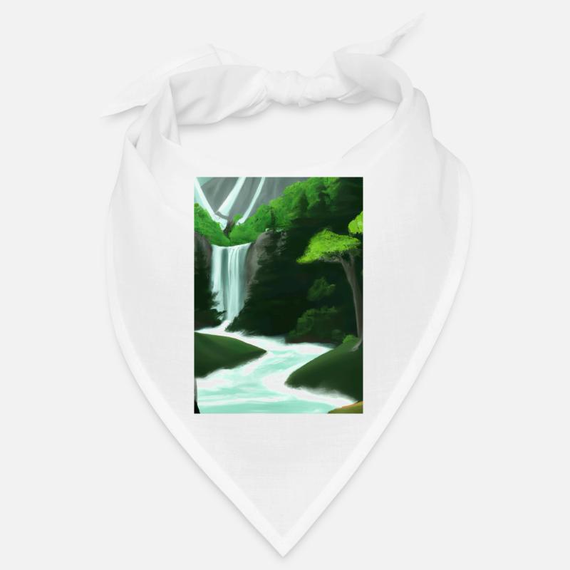 Forest River Wasserfall Bandana