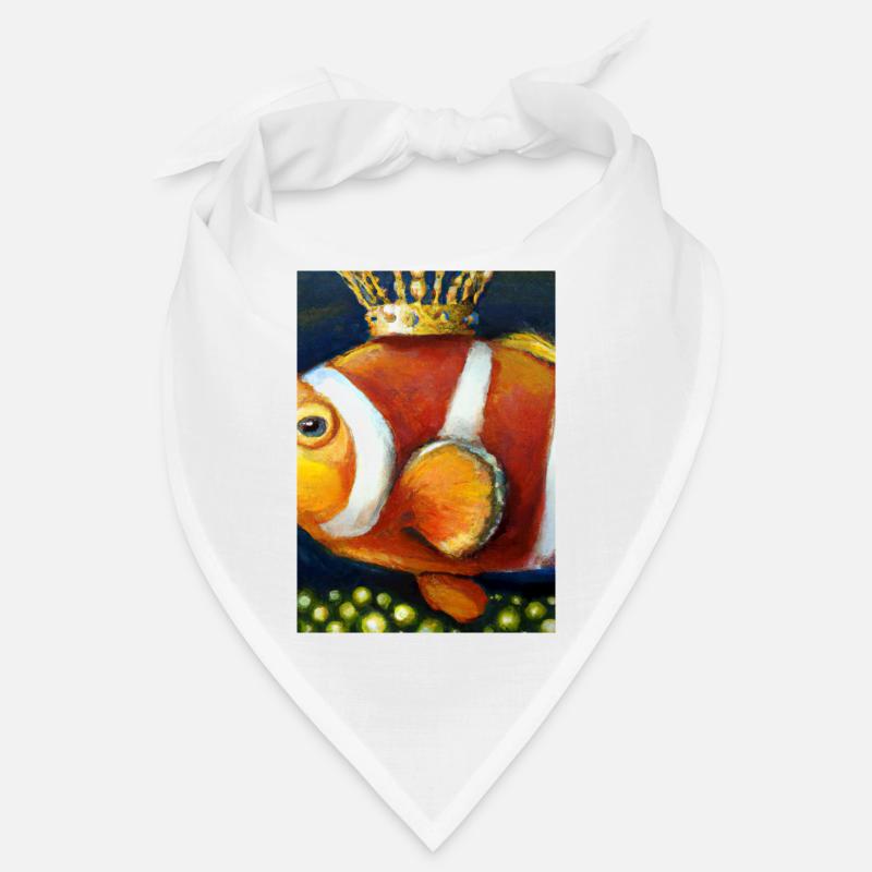 Clownfisch mit einer Krone Bandana