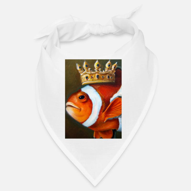 Clownfisch mit einer Krone Bandana