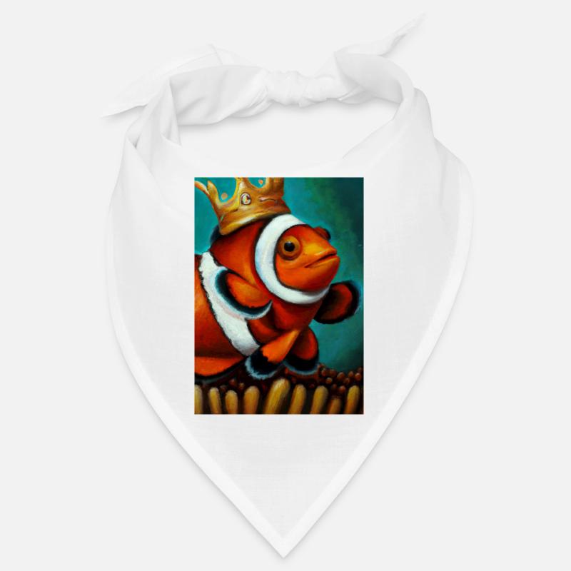 Clownfisch mit einer Krone Bandana