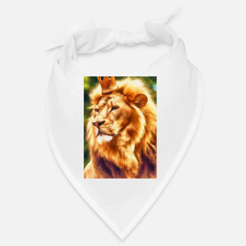 Löwe mit Krone Bandana