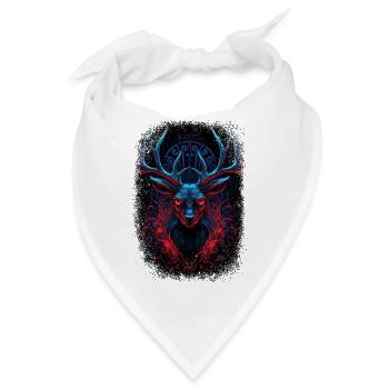 reindeer christmas market bday - Bandana - Weiß - Vorne