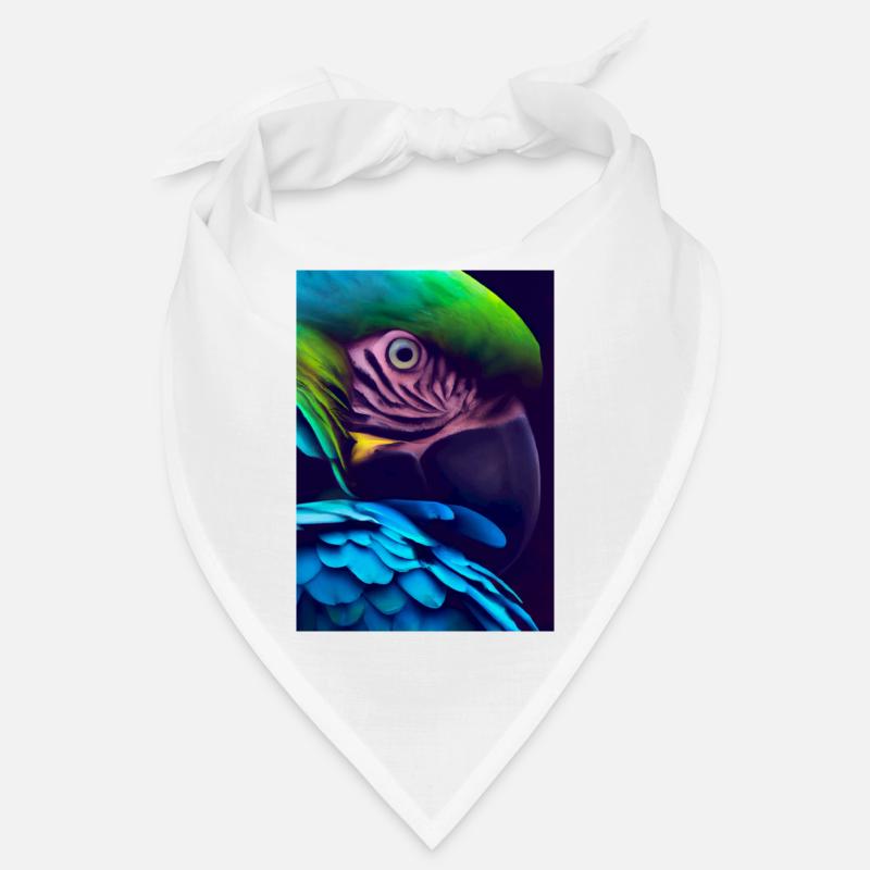 Buntes Vogelgesicht Bandana