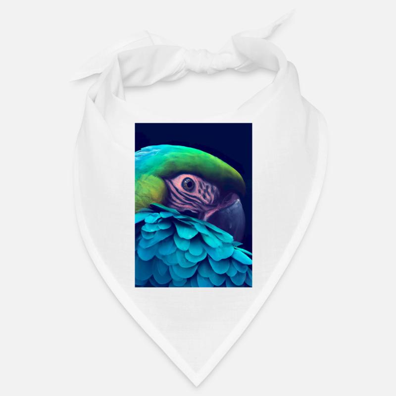Buntes Vogelgesicht Bandana