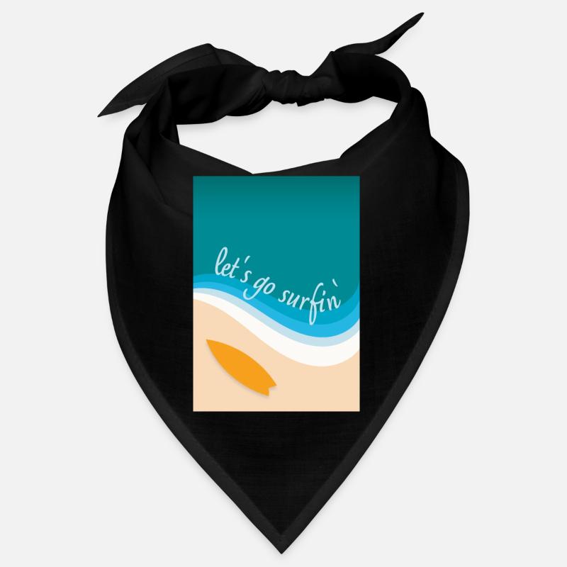 Let's go surfin' surfing (angular design) Bandana