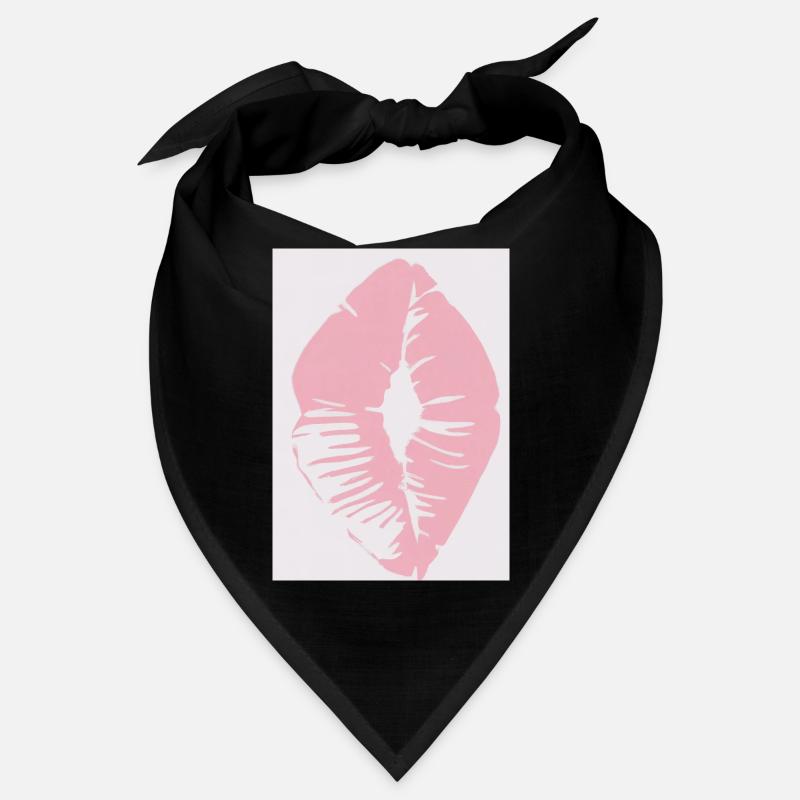 Rosa Lippen Bandana