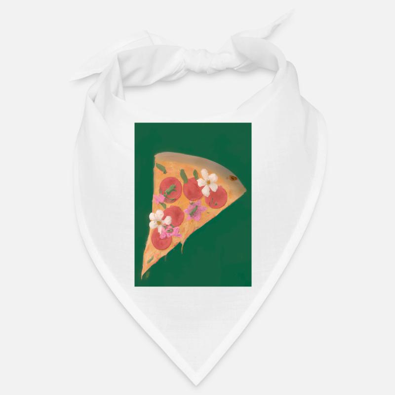 Blümchen-Pizza Bandana