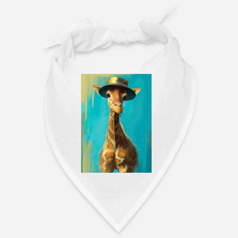Giraffe mit Hut Bandana