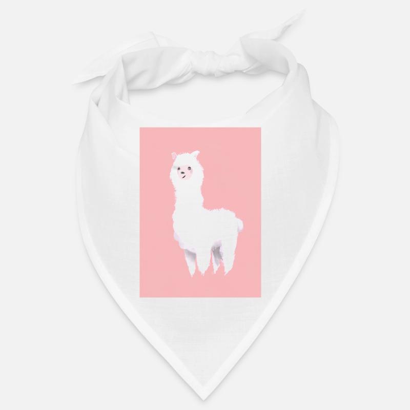 Pastell-Alpaka Bandana