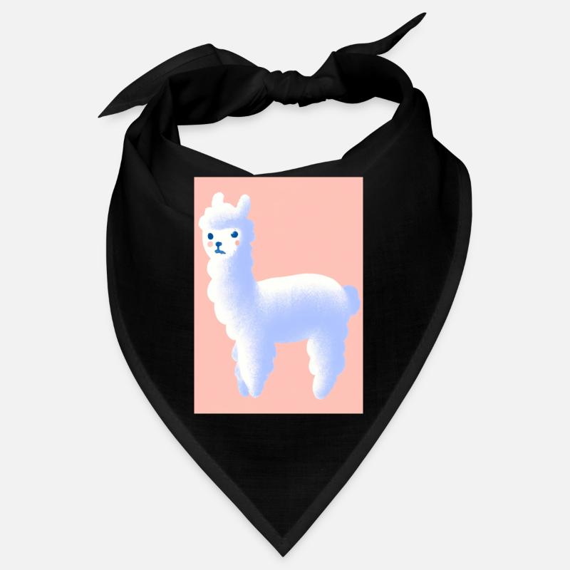 Pastell-Alpaka Bandana
