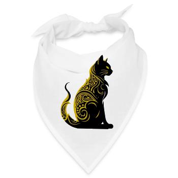 cat - Bandana - Weiß - Vorne