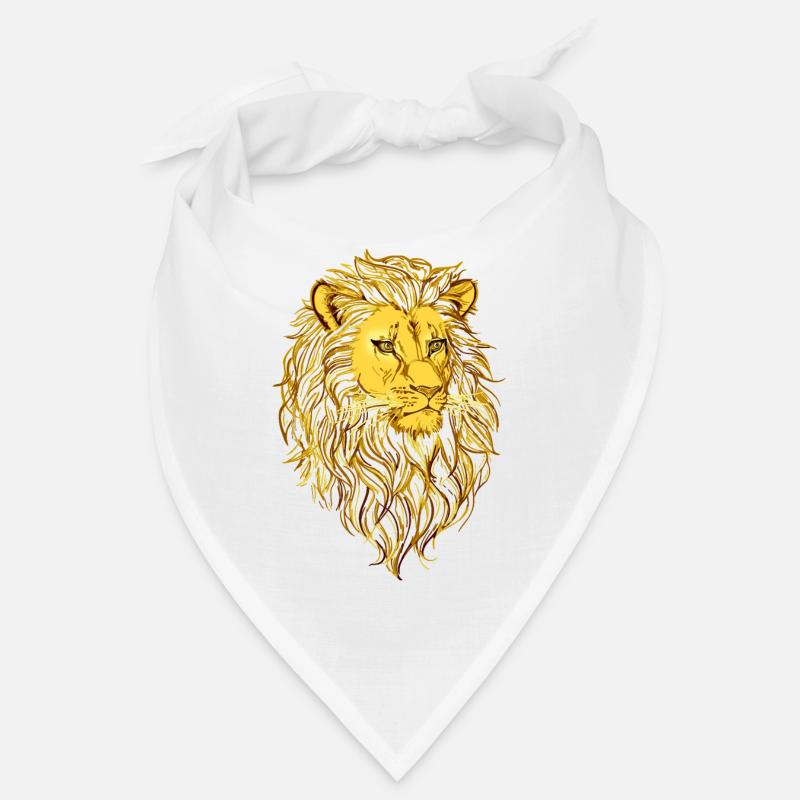 Tête de lion Bandana