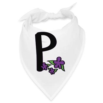 P wie phantastisch - Bandana - Weiß - Vorne