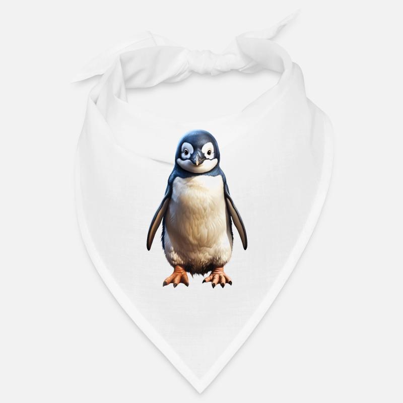 Pinguin - Bandana - Weiß