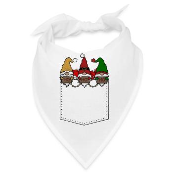 Wichtel - Bandana - Weiß - Vorne