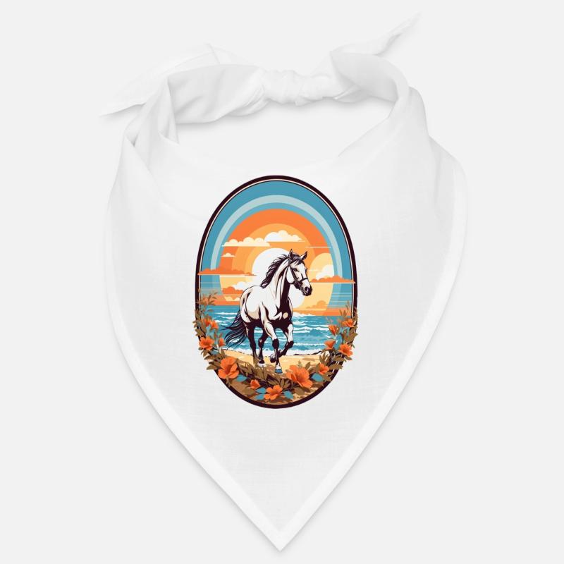 Horse on the beach Bandana