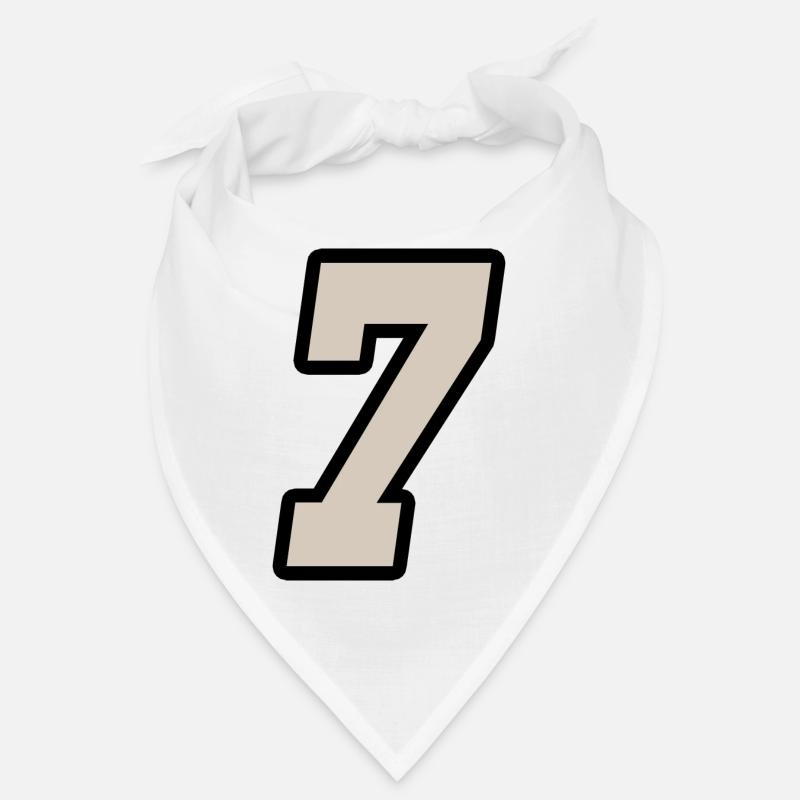 Nummer sieben 7 Bandana