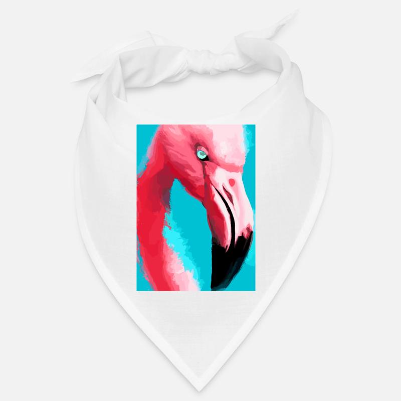 Flamingo-Kopf Bandana