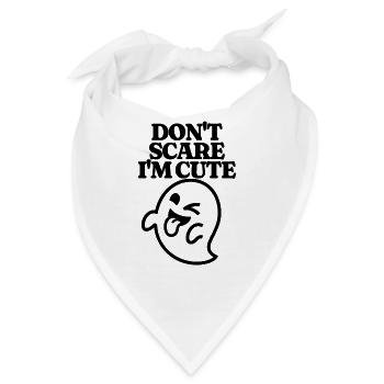 Cute Halloween Ghost Don´t scare I´m Cute - Bandana - Weiß - Vorne