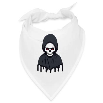 Sensenmann des Schreckens: Hüter der Dunkelheit - Bandana - Weiß - Vorne