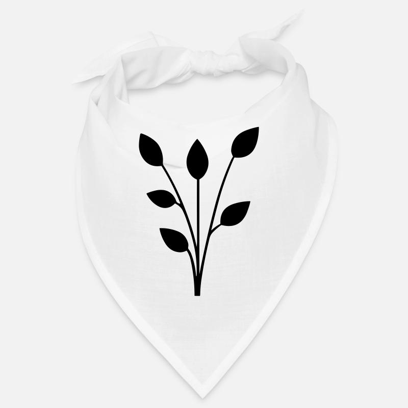 Blume mit Stiel Bandana
