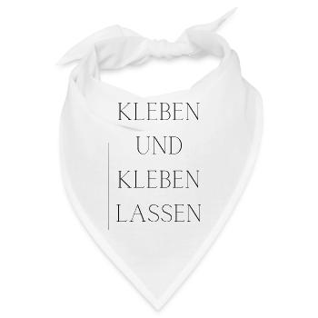 Kleben und Kleben lassen - Bandana - Weiß - Vorne