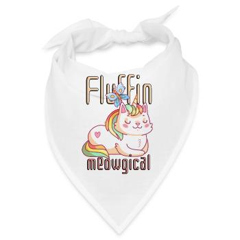 Fluffin Meowgical - Bandana - Weiß - Vorne