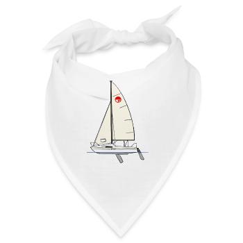FAM Jollenkreuzer - Bandana - Weiß - Vorne