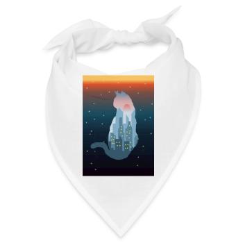 kitty - Bandana - Weiß - Vorne