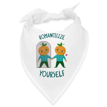 Mentale Gesundheit Selbstliebe - Bandana - Weiß - Vorne