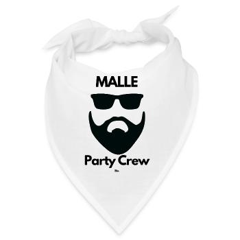 Malle MALLE Partycrew 3 - Bandana - Weiß - Vorne