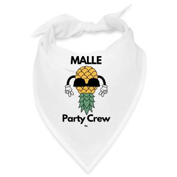 Malle MALLE Partycrew 5 - Bandana - Weiß - Vorne