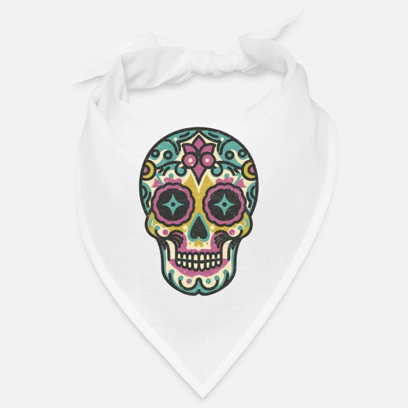 Crâne rétro 2 Bandana
