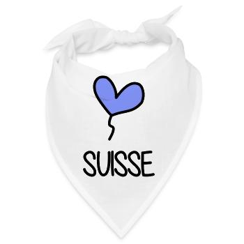 SCHWEIZ. LAND. GENF - Bandana - Weiß - Vorne