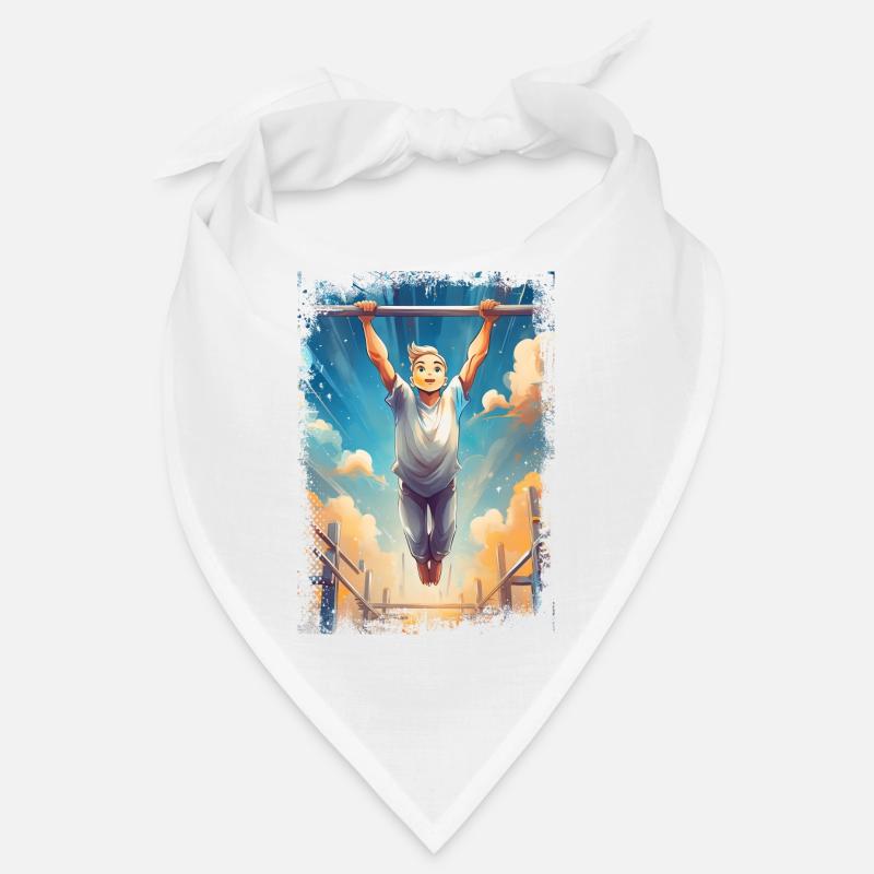 Blond and bendable - funny gymnast Bandana
