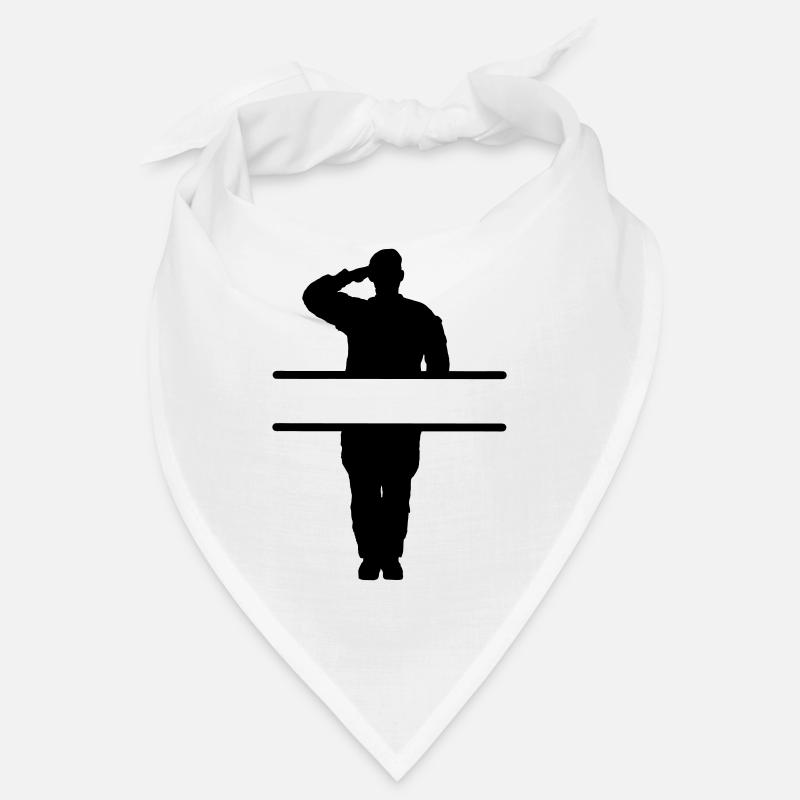 Bannière de salutation de respect Bandana