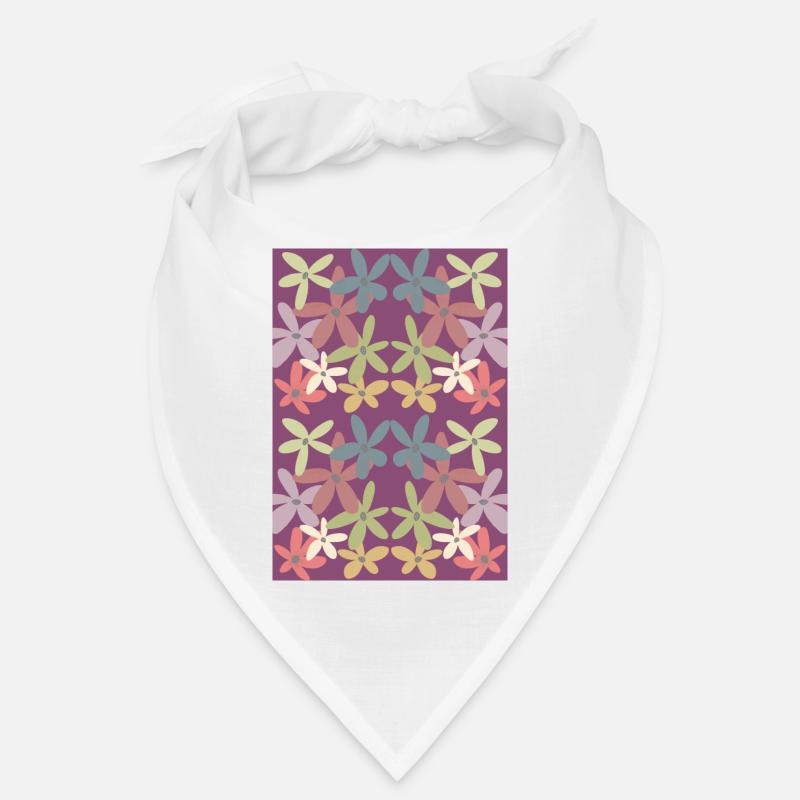Motif de fleurs harmonieuses Bandana