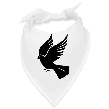 Taube - Bandana - Weiß - Vorne
