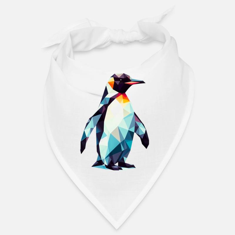 Polygonaler Pinguin Bandana