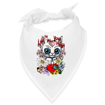Heart repair - Bandana - Weiß - Vorne