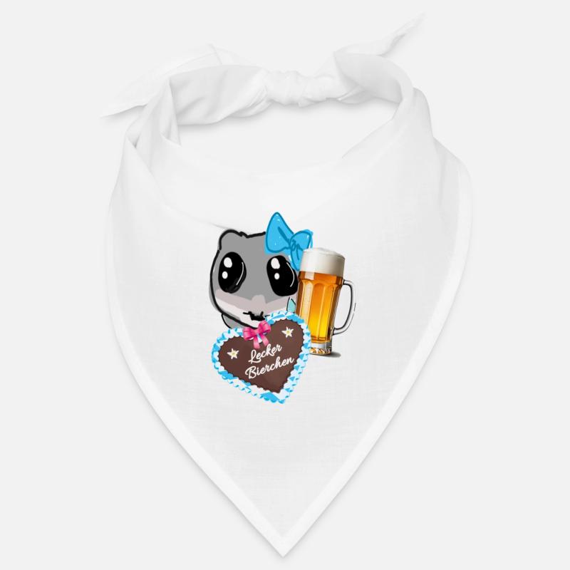 Bier, illustration, lebkuchenherz, lecker Bierchen Bandana