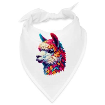 Alpaka - Bandana - Weiß - Vorne