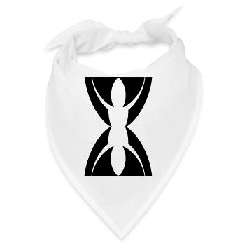 schlichter Look - Bandana - Weiß - Vorne