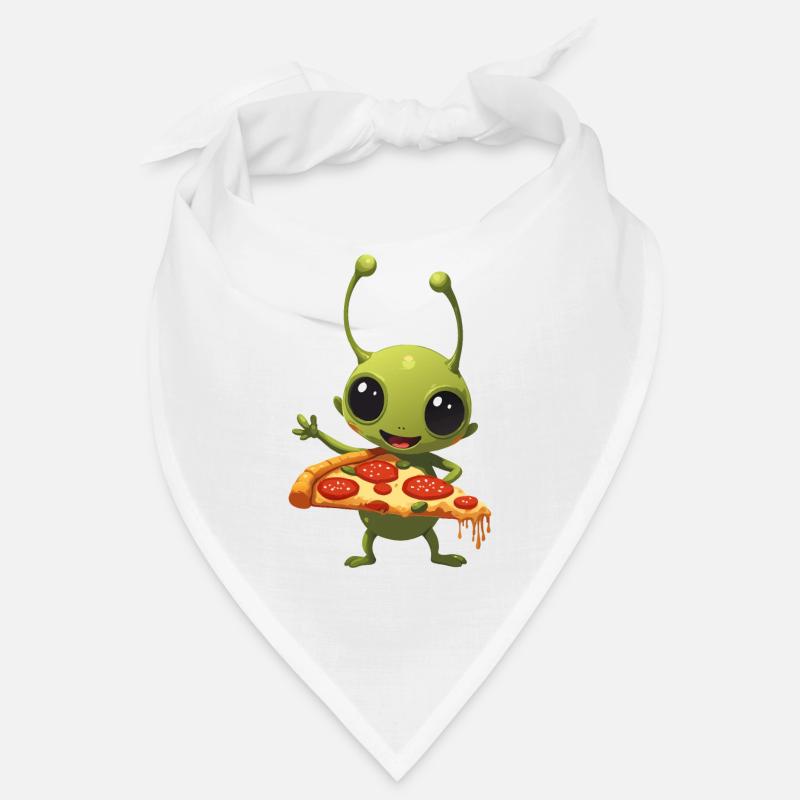 Pizza and Alien Bandana