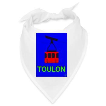 Seilbahn von Toulon - Bandana - Weiß - Vorne