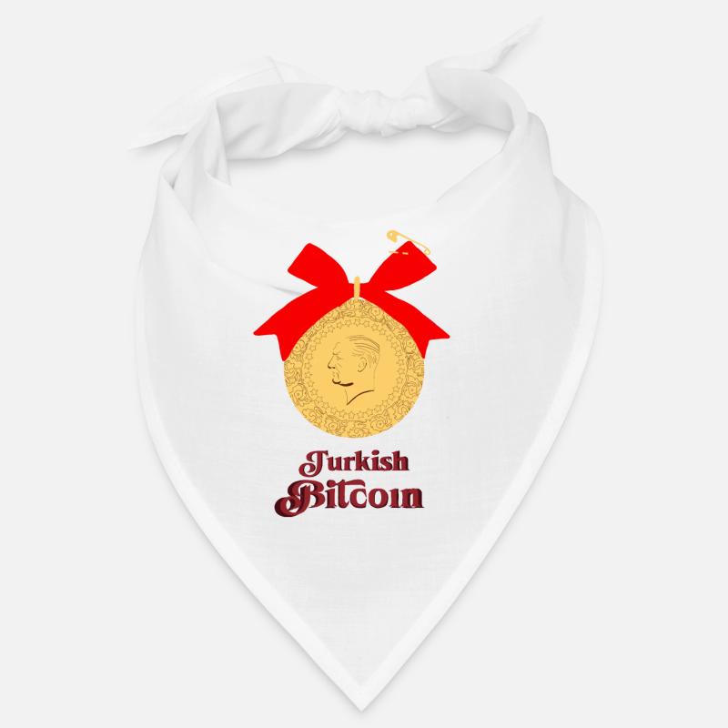 Bitcoin Turc - Bandana - blanc