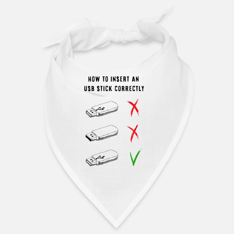 How to insert an usb stick correctly Bandana