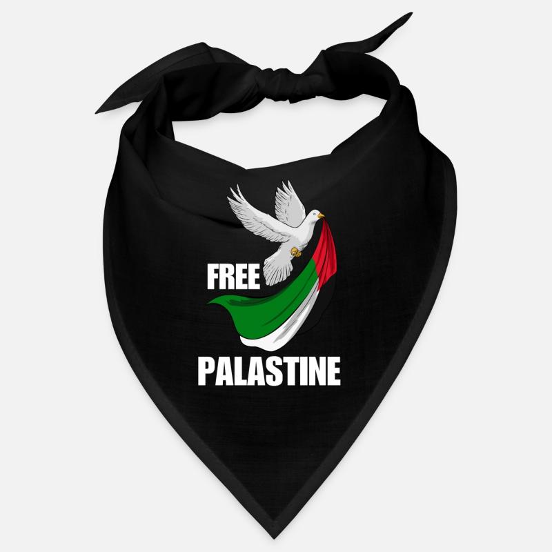 Free Palestine Design – Déclaration pour la paix Bandana