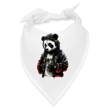 SSW29 Disko Panda - Bandana - Weiß - Vorne