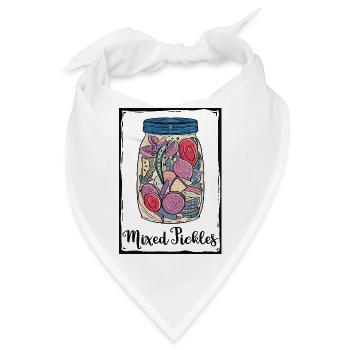 Mixed Pickles Glas - Bandana - Weiß - Vorne